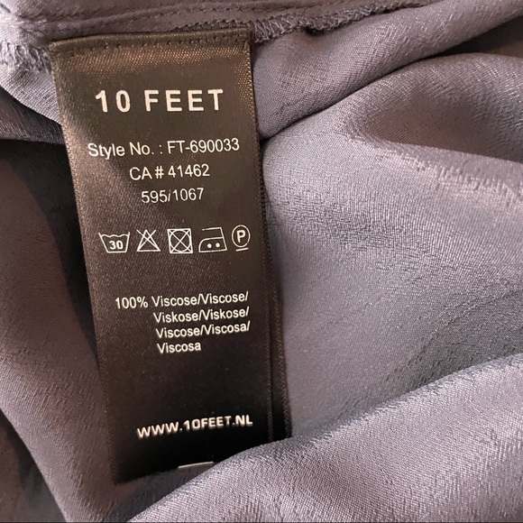 10 Feet Tunic Blouse with Silver Embroidery 10 - Picture 12 of 12